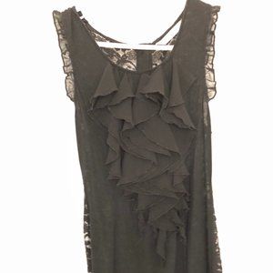 Sleeveless Black Blouse